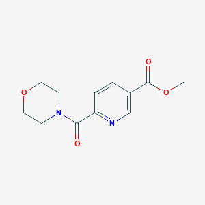 Methyl 6-(morpholine-4-carbonyl)nicotinate