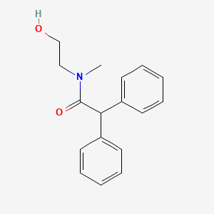 N-(2-hydroxyethyl)-N-methyl-2,2-diphenylacetamide