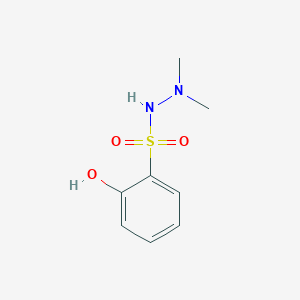 molecular formula C8H12N2O3S B8447615 2-(Dimethylaminosulfamoyl)phenol 