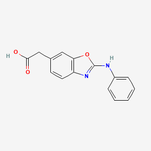 2-Phenylaminobenzoxazol-6-acetic acid