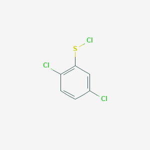 molecular formula C6H3Cl3S B8447681 2,5-Dichlorobenzenesulfenyl chloride 
