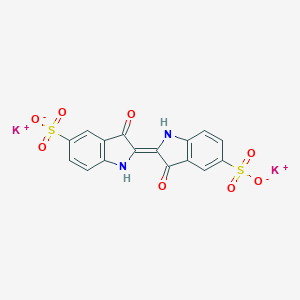 molecular formula C16H8K2N2O8S2 B084477 靛蓝磺酸双钾盐 CAS No. 13725-33-2