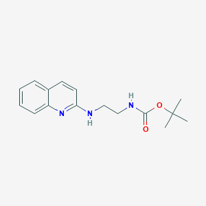 tert-Butyl N-[2-(2-quinolylamino)ethyl]carbamate