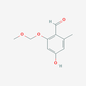 4-Hydroxy-2-methoxymethoxy-6-methyl-benzaldehyde