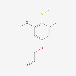 5-(Allyloxy)-1-methoxy-3-methyl-2-(methylsulfanyl)benzene