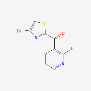 molecular formula C9H4BrFN2OS B8447839 (4-Bromothiazol-2-yl)(2-fluoropyridin-3-yl)methanone 