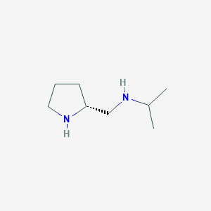 molecular formula C8H18N2 B8447843 (R)-isopropyl-pyrrolidin-2-ylmethyl-amine 