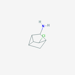 molecular formula C7H10ClN B8447865 5-Chlorotricyclo[2.2.1.0(2,6)]hept-3-ylamine 