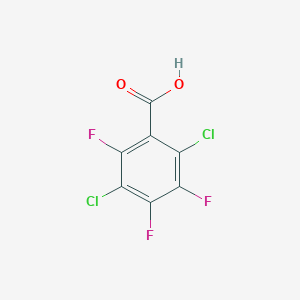 molecular formula C7HCl2F3O2 B8447882 2,5-Dichloro-3,4,6-trifluorobenzoic acid 