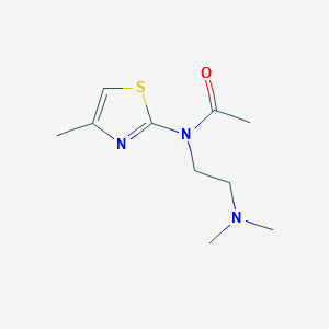 N-(4-methyl-2-thiazolyl)-N-(2-dimethylaminoethyl)acetamide