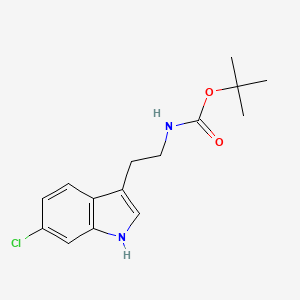 N-t-Butoxycarbonyl-2-(6-chloro-1H-indol-3-yl)ethylamine