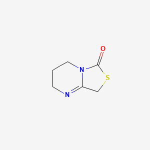 molecular formula C6H8N2OS B8447929 2,3,4,8-Tetrahydro[1,3]thiazolo[3,4-a]pyrimidin-6-one 
