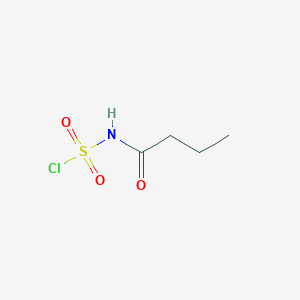 molecular formula C4H8ClNO3S B8447945 Butyrylsulfamoyl Chloride 