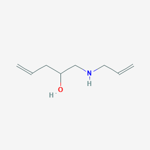 molecular formula C8H15NO B8447953 1-(Allylamino)pent-4-en-2-ol 