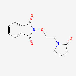 molecular formula C14H14N2O4 B8448105 2-(2-(2-Oxo-pyrrolidin-1-yl)-ethoxy)-isoindol-1,3-dione 