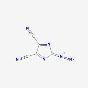molecular formula C5N6 B8448209 2-Diazo-4,5-dicyanoimidazole CAS No. 51285-29-1