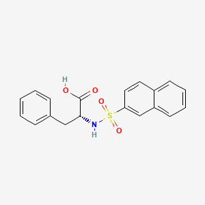 molecular formula C19H17NO4S B8448236 N-(2-naphthylsulfonyl)-D-phenylalanine 