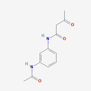 molecular formula C12H14N2O3 B8448248 m-Acetamido-acetylacetanilide 