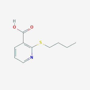 molecular formula C10H13NO2S B8448289 2-Butylsulfanyl-nicotinic acid 