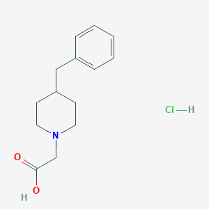 molecular formula C14H20ClNO2 B8448326 2-(4-Benzylpiperidin-1-yl)acetic acid hydrochloride 