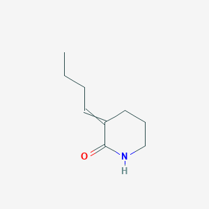 molecular formula C9H15NO B8448439 3-(Butylidene)-2-piperidone CAS No. 607731-32-8