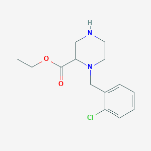 1-(2-Chlorobenzyl)-2-ethoxycarbonylpiperazine