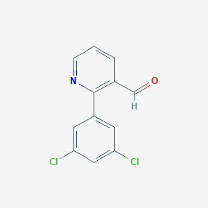 2-(3,5-Dichlorophenyl)nicotinaldehyde