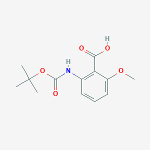 2-{[(tert-butoxy)carbonyl]amino}-6-methoxybenzoic acid