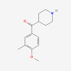 (4-Methoxy-3-methyl-phenyl)-piperidin-4-yl-methanone