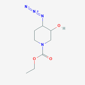 Ethyl 4-azido-3-hydroxypiperidine-1-carboxylate