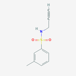 molecular formula C10H11NO2S B8449043 N-propargyl-3-methylbenzenesulfonamide 
