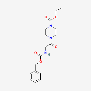 4-(2-Benzyloxycarbonylamino-acetyl)-piperazine-1-carboxylic acid ethyl ester