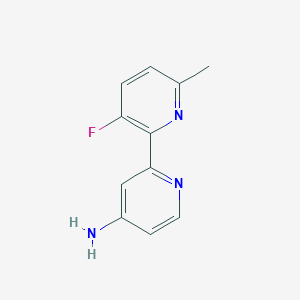 3'-Fluoro-6'-methyl-2,2'-bipyridin-4-amine