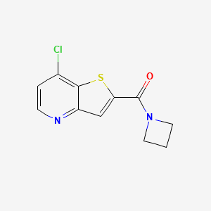 2-(Azetidin-1-ylcarbonyl)-7-chlorothieno[3,2-b]pyridine