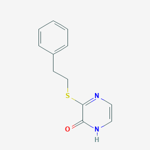 3-(phenethylthio)pyrazin-2(1H)-one