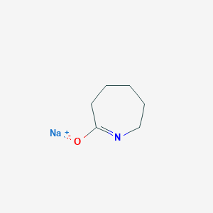 molecular formula C6H10NNaO B8449133 Sodium 4,5,6,7-tetrahydro-3H-azepine-2-olate 