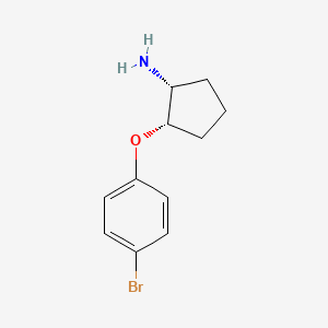 cis-2-(4-Bromophenoxy)cyclopentanamine