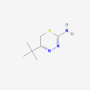 2-amino-5-(1,1-dimethylethyl)-6H-1,3,4-thiadiazine