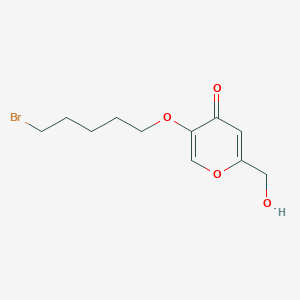 5-(5-Bromopentyloxy)-2-(hydroxymethyl)-4H-pyran-4-one