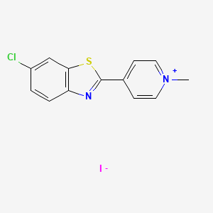 1-Methyl-4-(6-chlor-benzothiazol-2-yl)pyridinium iodide