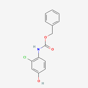 benzyl N-(2-chloro-4-hydroxyphenyl)carbamate