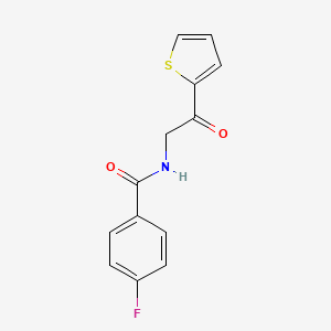 2-[(4-Fluorobenzoylamino)acetyl]thiophene