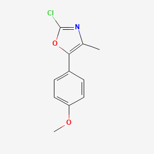2-Chloro-5-(4-methoxyphenyl)-4-methyl-1,3-oxazole