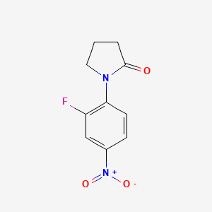 1-(2-Fluoro-4-nitro-phenyl)-pyrrolidin-2-one