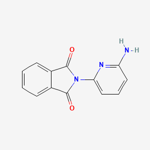 molecular formula C13H9N3O2 B8449338 N-(6-Amino-2-pyridyl)phthalimide 