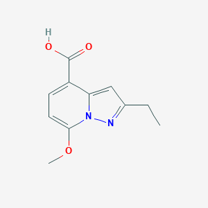 2-Ethyl-7-methoxy-pyrazolo[1,5-a]pyridine-4-carboxylic acid