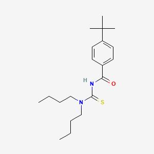 molecular formula C20H32N2OS B8449374 N,N-di-n-butyl-N'-(4-t-butylbenzoyl)thiourea 