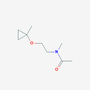 n-Methyl-n-(2-(1-methylcyclopropoxy)ethyl)acetamide