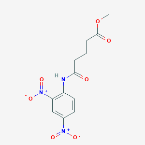 molecular formula C12H13N3O7 B8449468 4-(2,4-Dinitro-phenylcarbamoyl)-butyric acid methyl ester 