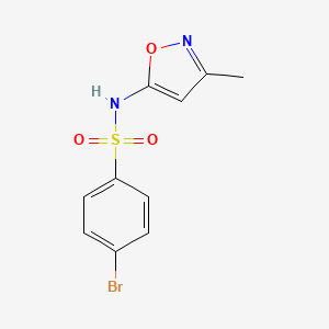 molecular formula C10H9BrN2O3S B8449486 N-(3-methyl-5-isoxazolyl)-4-bromobenzenesulfonamide 